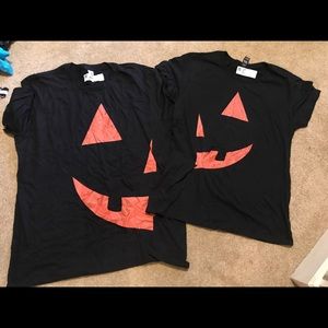 His/hers Jack O' Lantern t shirts